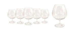 Tranquility Set of 6 Brandy Glass Hat Box